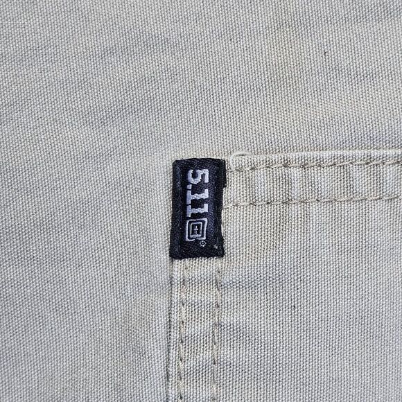 5.11 Tactical Cargo Pants Work Active Gorpcore Utility Tan 34x30.5* (*Tag 36x32) - Picture 12 of 16